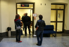 Interior de la Oficina de Atención al Contribuyente