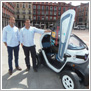 Dos geógrafos vallisoletanos recorren España en coche eléctrico recalando en las ciudades inteligentes