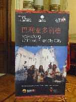 Cartel de la Red de Ciudades Amigas de China