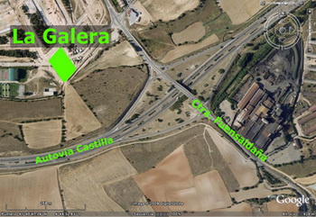 Vista aérea situación de La Galera