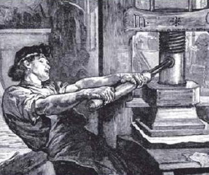 Detalle del logo de la Feria del Libro Antiguo y de Ocasión