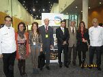 La concejala de Valladolid junto a representantes de turismo de La Coruña, Orense y cocineros