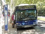 Vehículo del servicio público de autobuses (AUVASA)