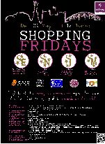 Cartel de la Shopping Fridays