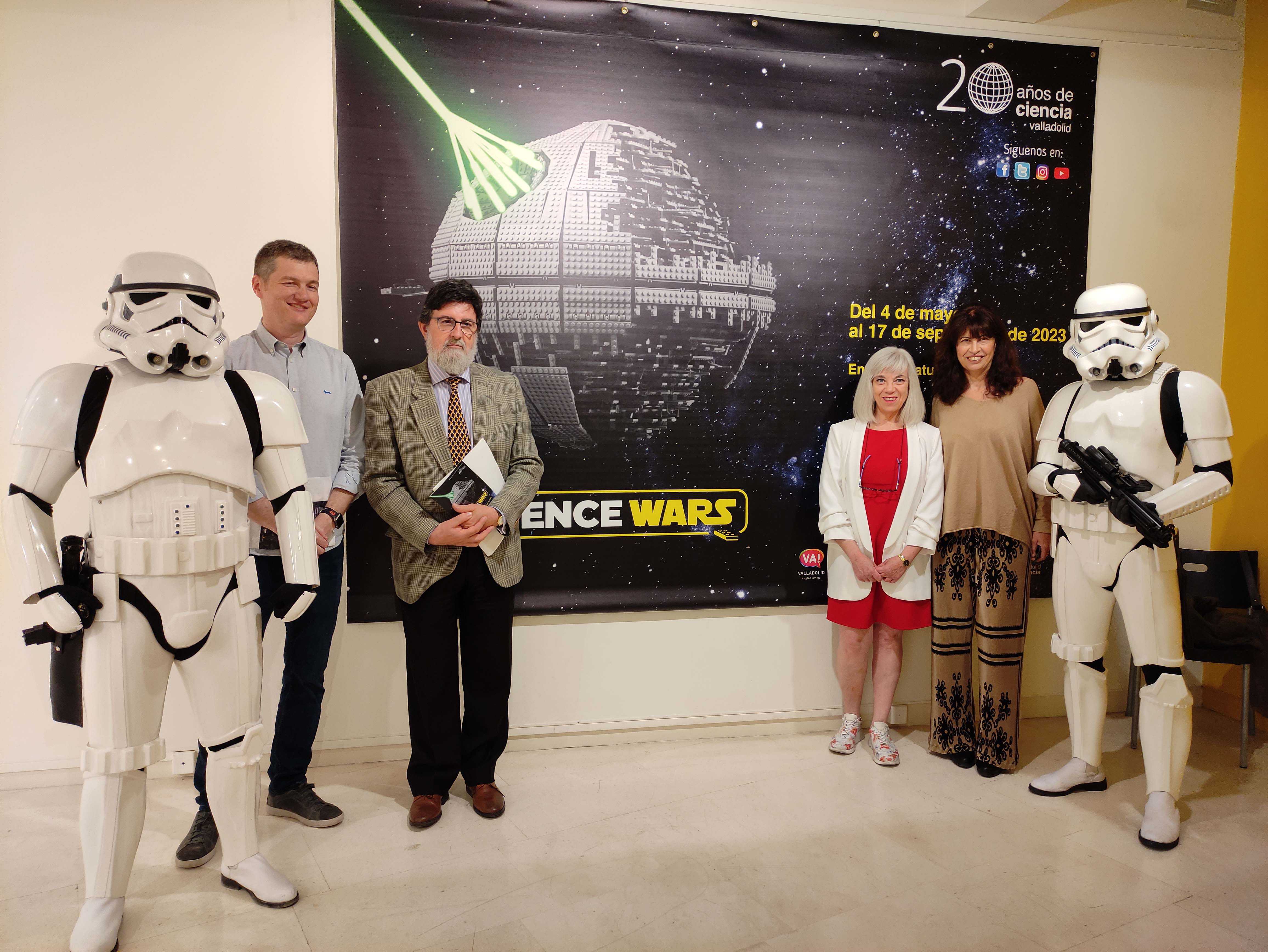 La exposición 'Science Wars' incluye maquetas de construcción de naves y  personajes, y ayuda a interpretar la ciencia de Star Wars