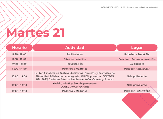 Mercartes martes 21