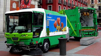 Vehículos del Servicio Municipal de Limpieza
