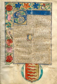Documento de Felipe II de 1515 sobre los Bomberos