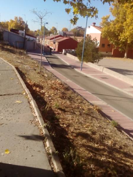 Comienza una actuación urbanística en la calle de Cantabria y el patio