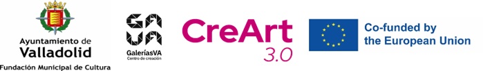 logos CreArt y Galerias VA y fondos UE