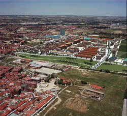 Vista aérea nuevas construcciones en Santos Pilaríca