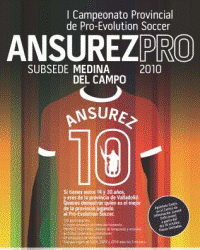 Cartel Campeonato Soccer 2010