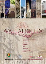 Cartel exposición Valladolid, Patrimonio y Luz