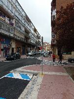 Vista de la reforma calle Mariano Miguel López