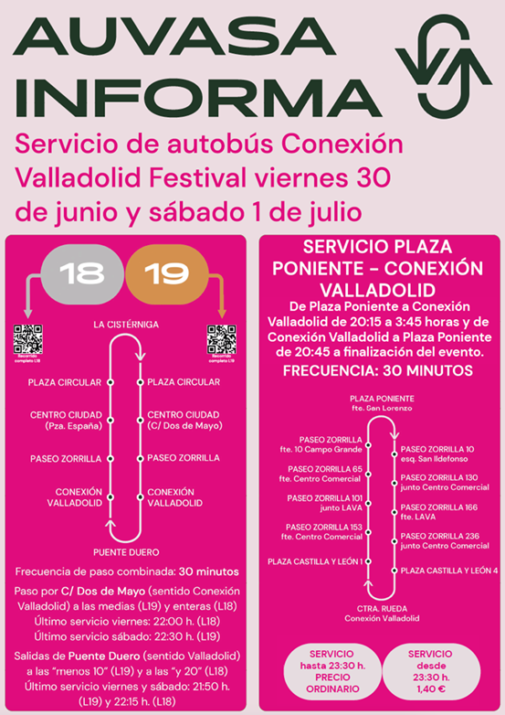 autobús Conexión Festival