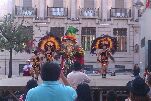 Actuación de un grupo durante el Festival de las Culturas de 2011