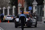 Una patrulla en las inmediaciones de la Plaza de San Pablo