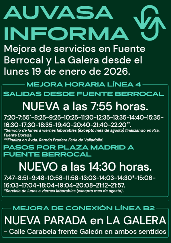 AUVASA refuerzo línea Fuente Berrocal