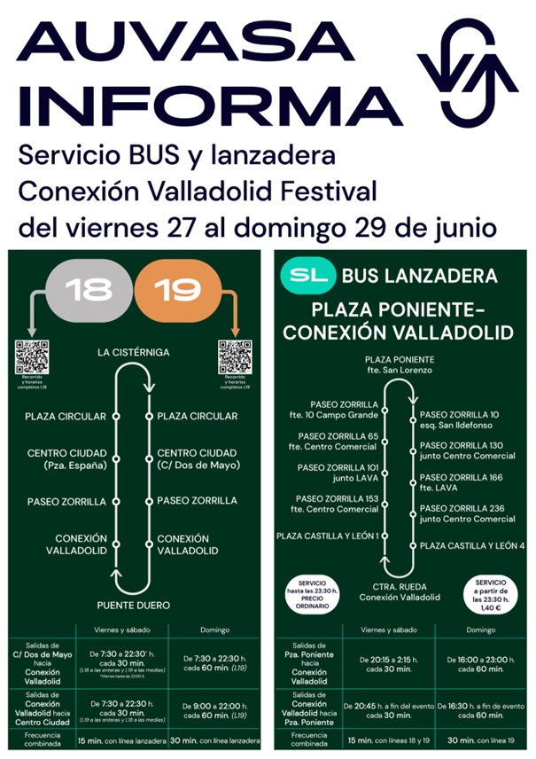 AUVASA bus Conexión Valladolid 2025