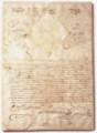 Carta Real de Felipe II. Año 1596