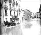 Desbordamiento del río Esgueva en calle Marqués del Duero (1921)