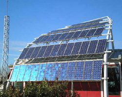 Vela solar fotovoltaica