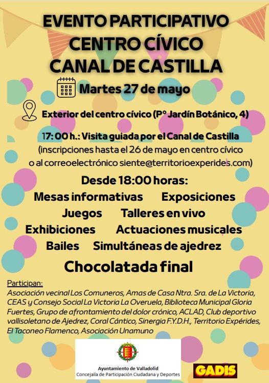 cartel Canal evento