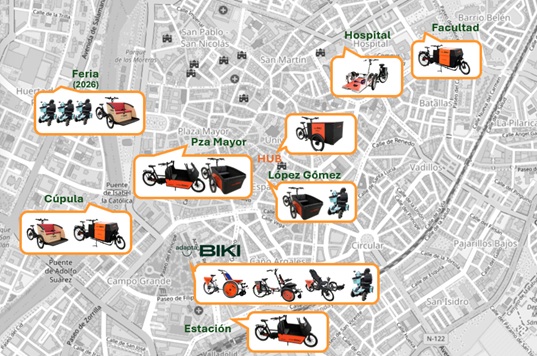 BIKI mapa ubicaciones bicis