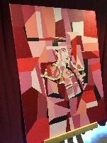 Una de las obras expuestas