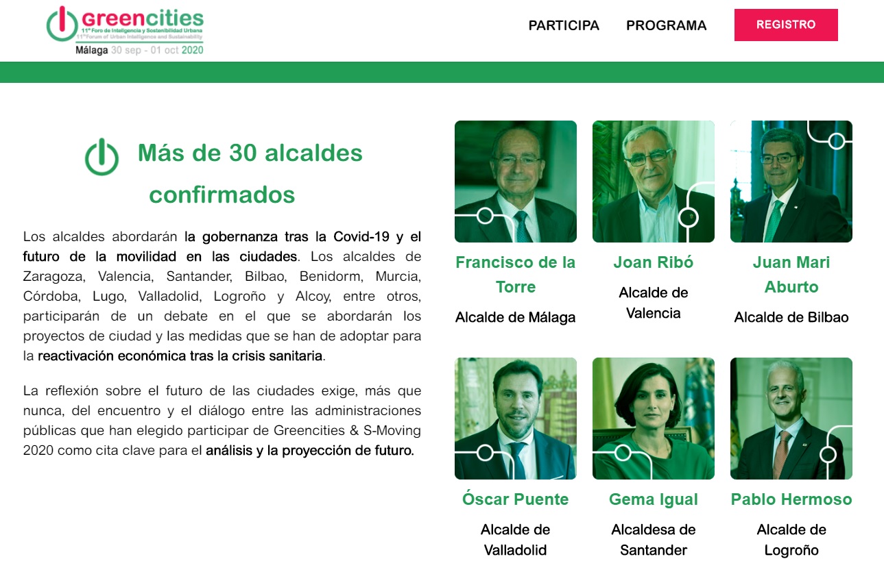 pantallazo alcalde green cities