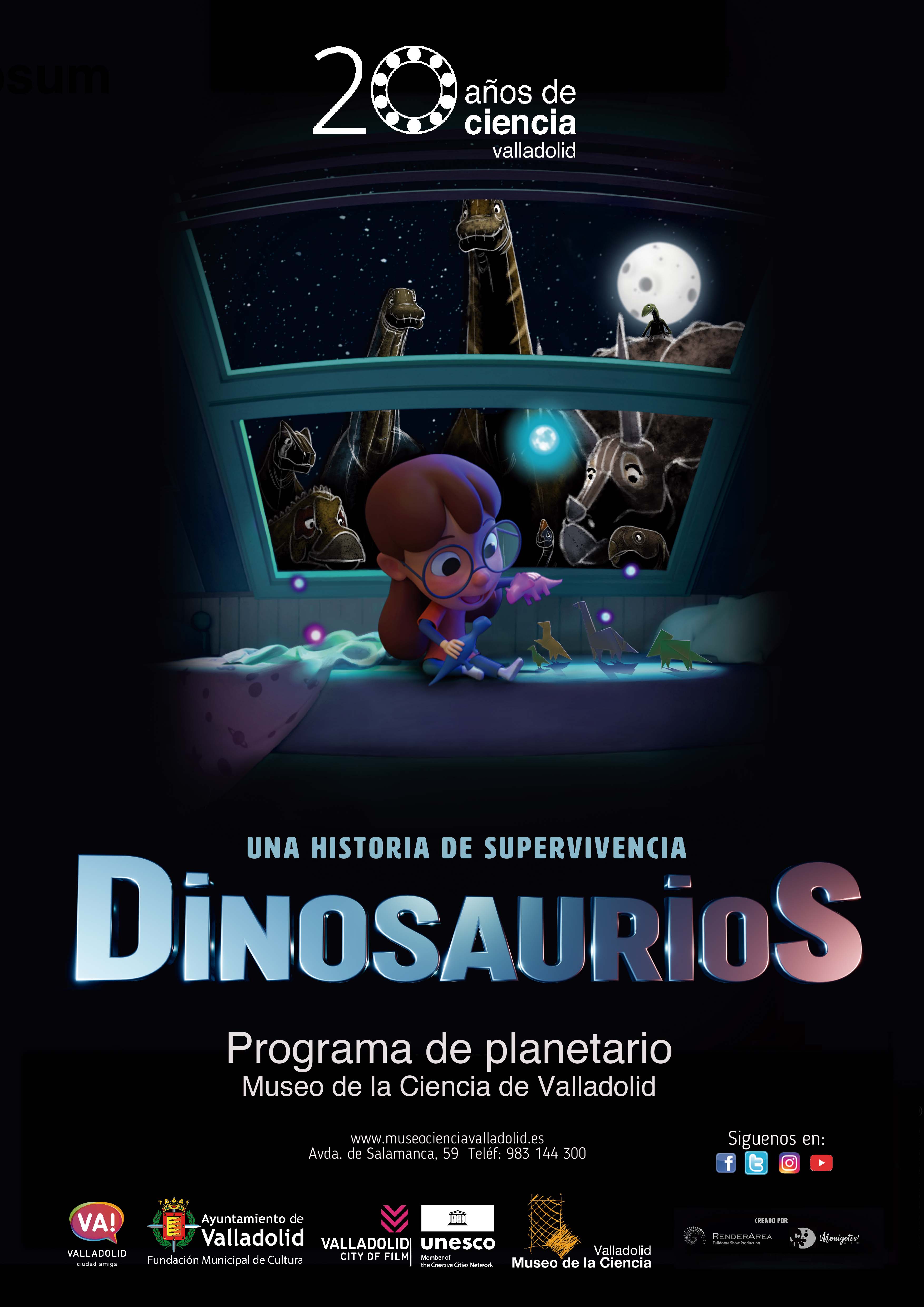 The Science Museum premieres the program of the Planetarium ‘Dinosaurs.  A story of survival’